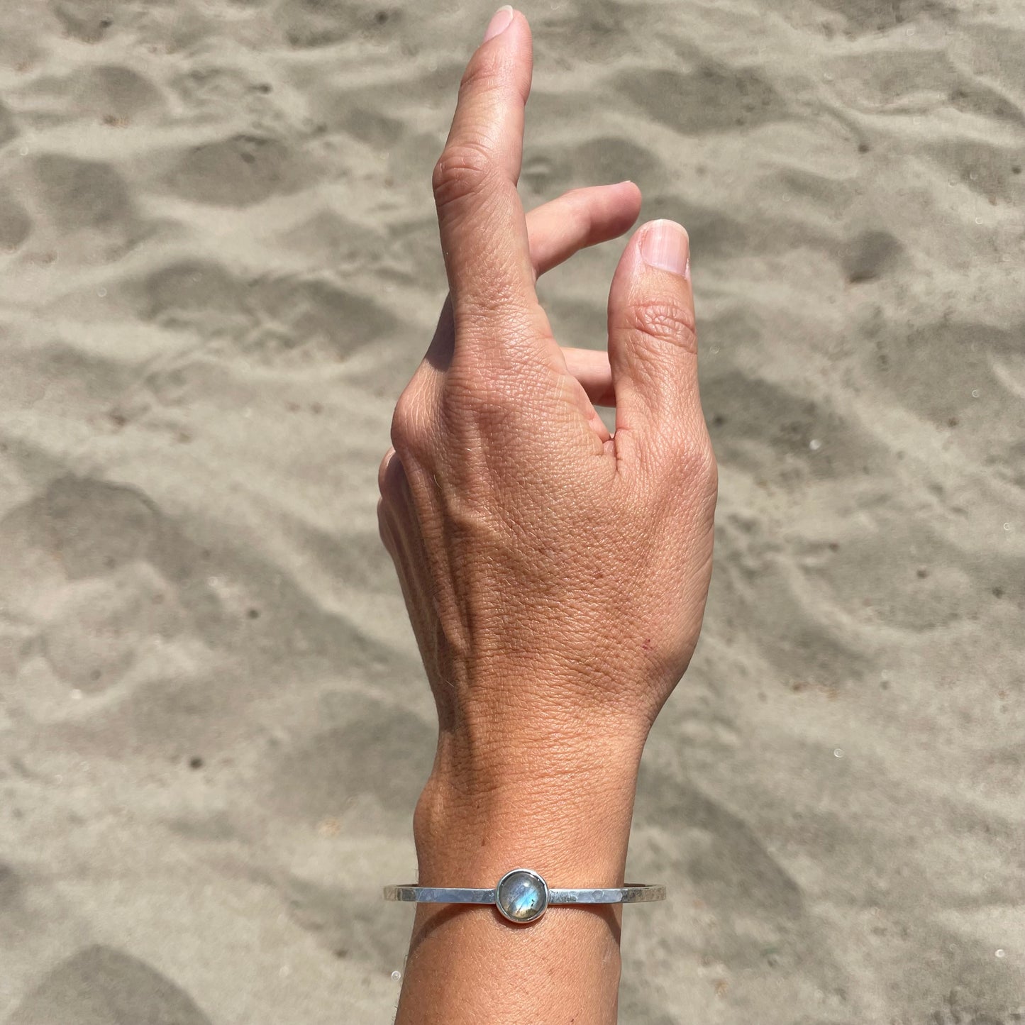 Pulsera labradorita | plata