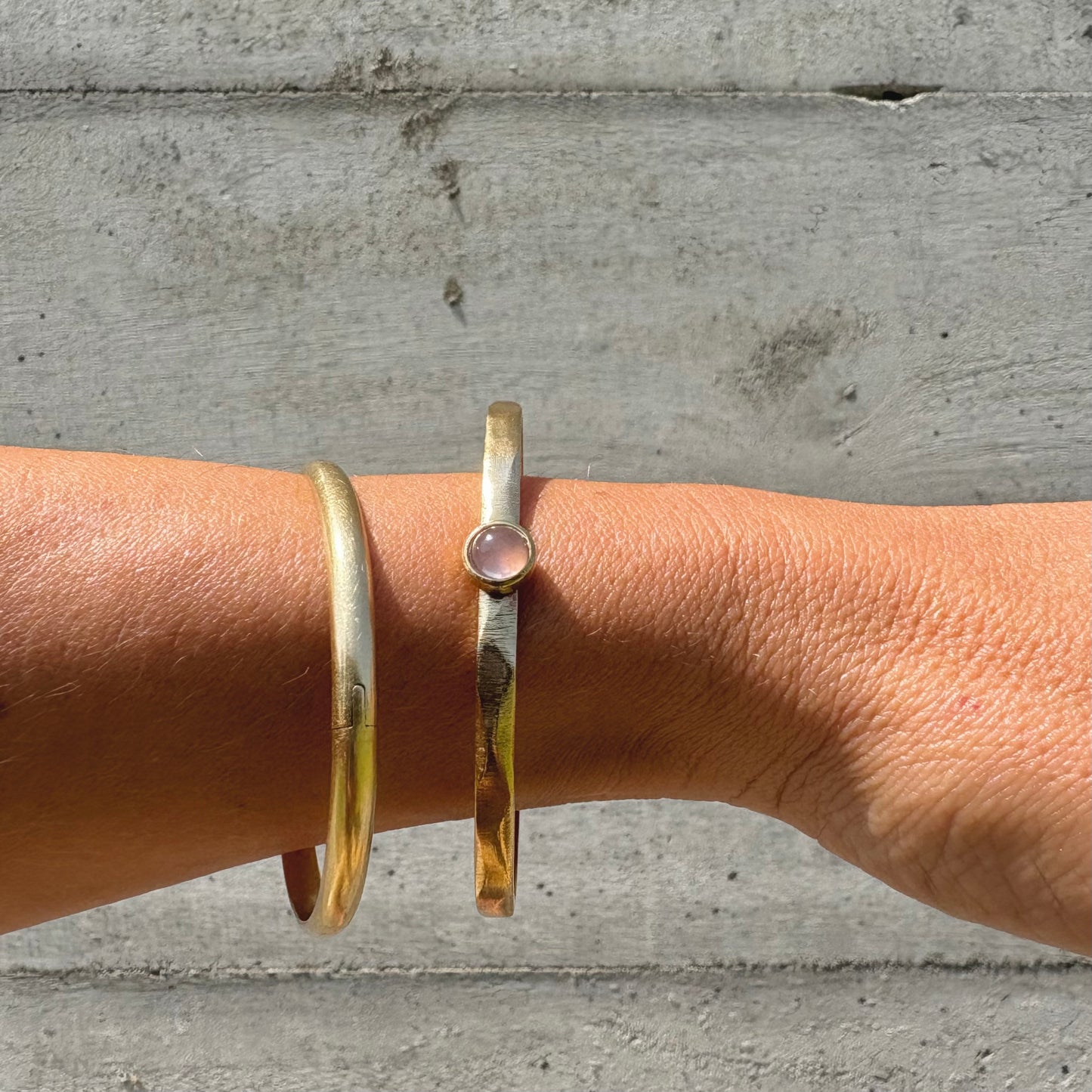 Pulsera cuarzo rosado