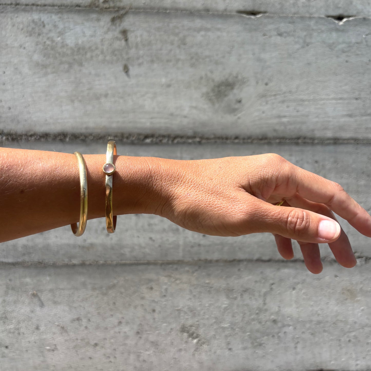 Pulsera cuarzo rosado