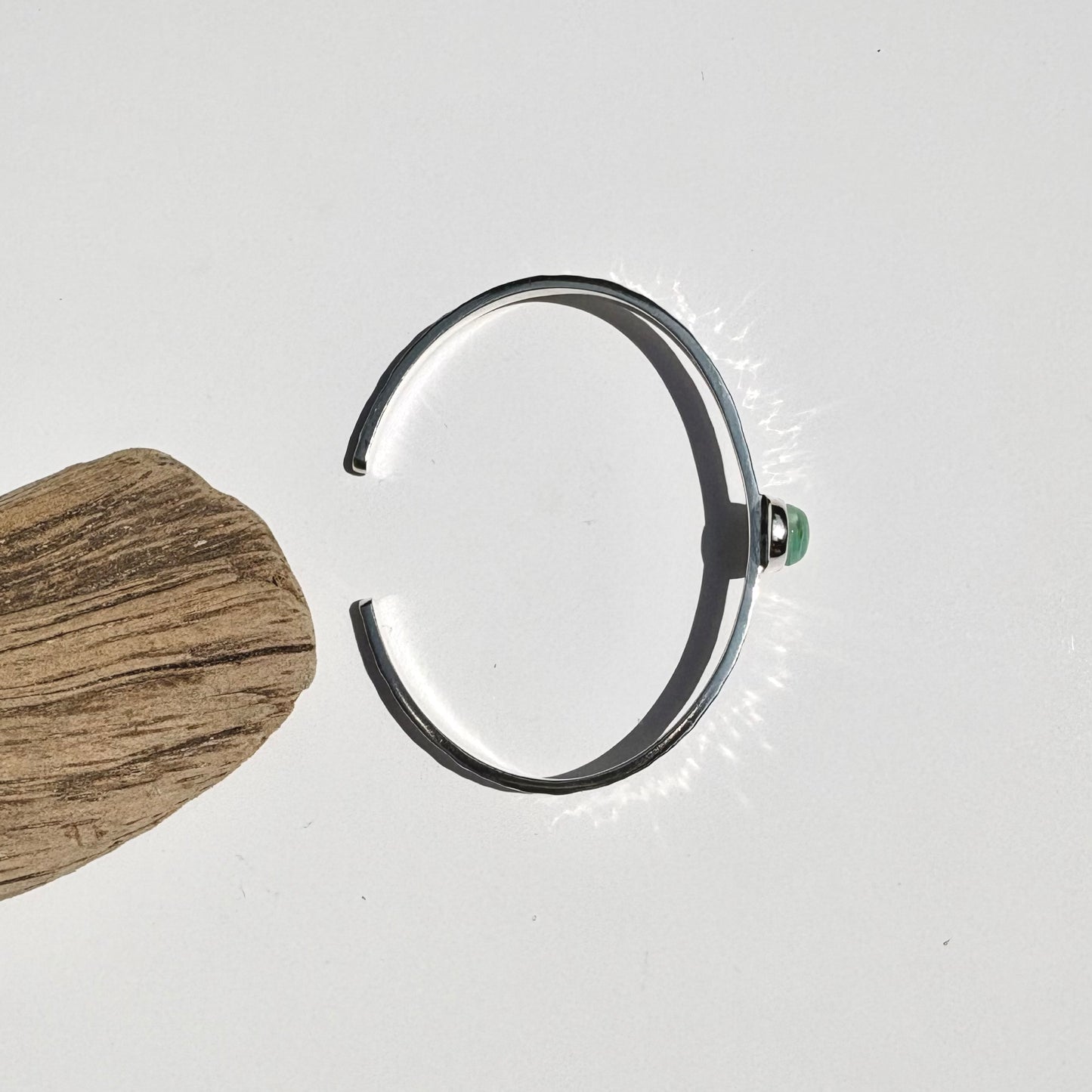 Pulsera ópalo andino | plata