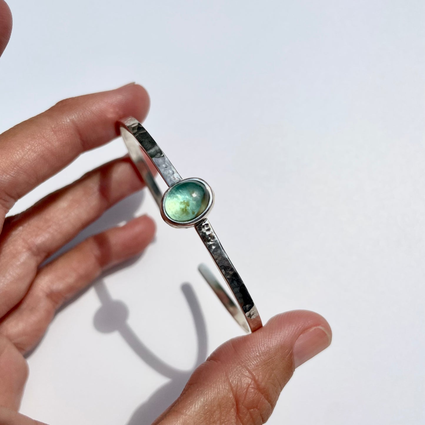 Pulsera ópalo andino | plata